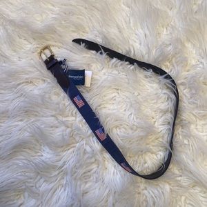 Vineyard Vines USA Flag Belt